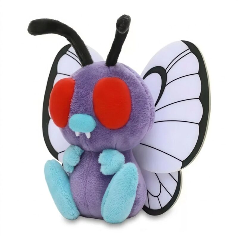 Butterfree Peluche vista de tres cuartos
