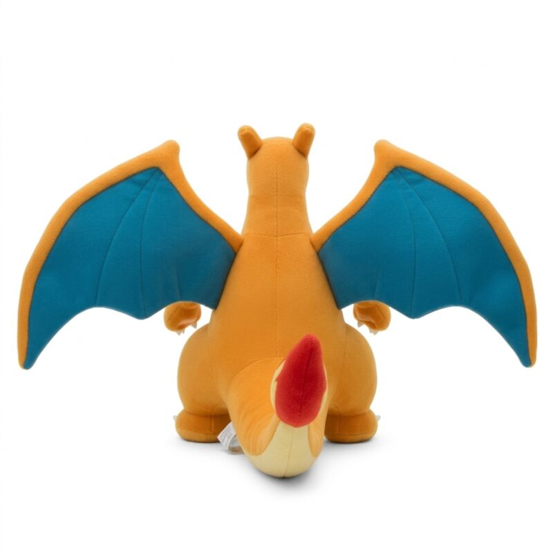Peluche Charizard vista de espalda