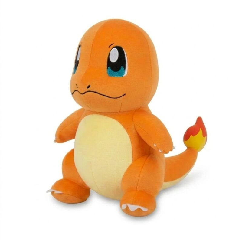 Peluche Charmander vista de tres cuartos