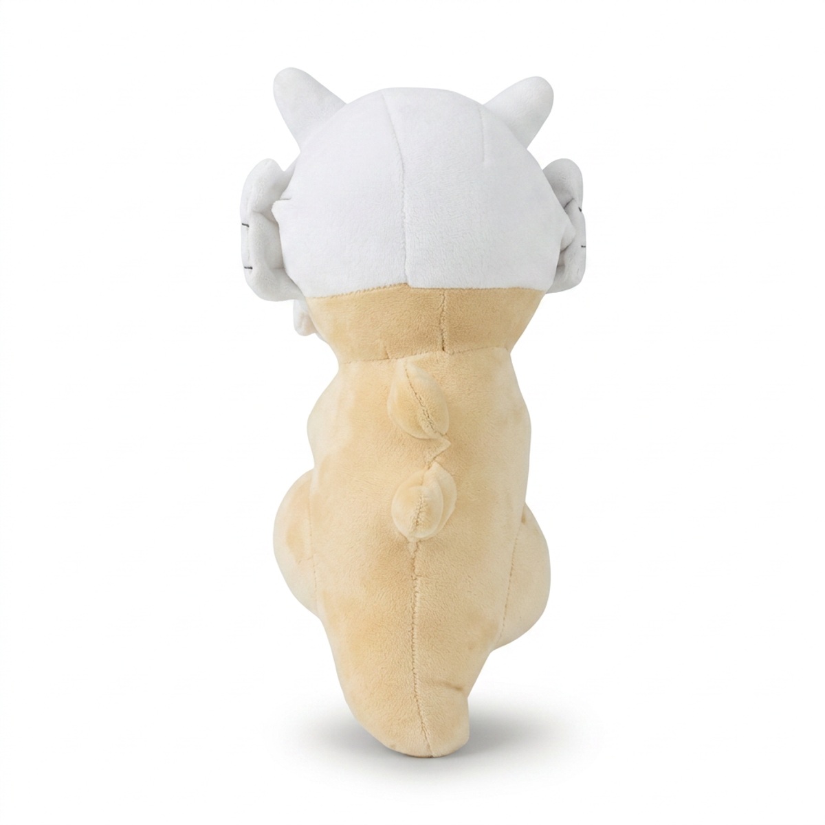 Peluche Cubone durmiendo vista de espalda