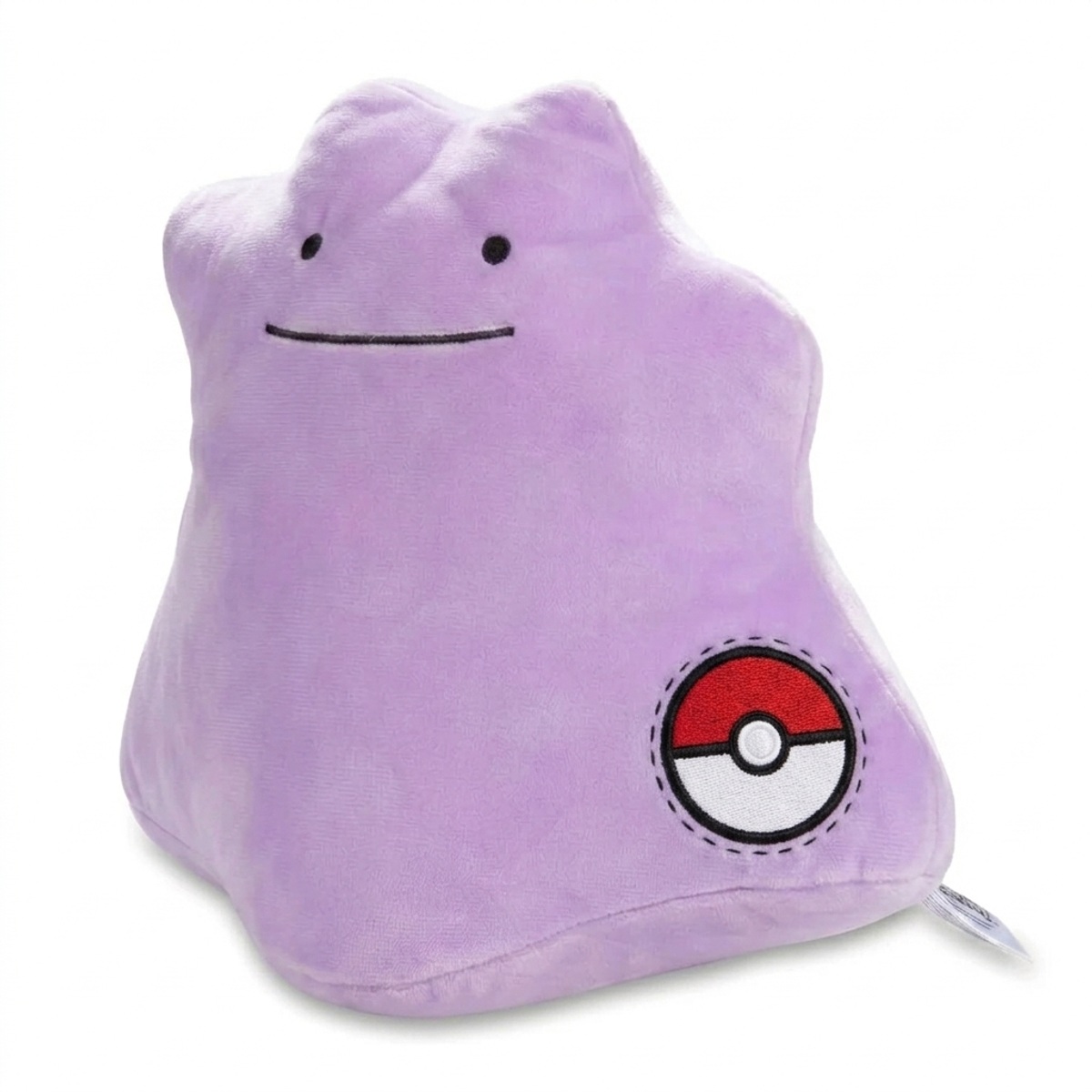 Ditto Peluche con insignia que prueba la autenticidad del producto.