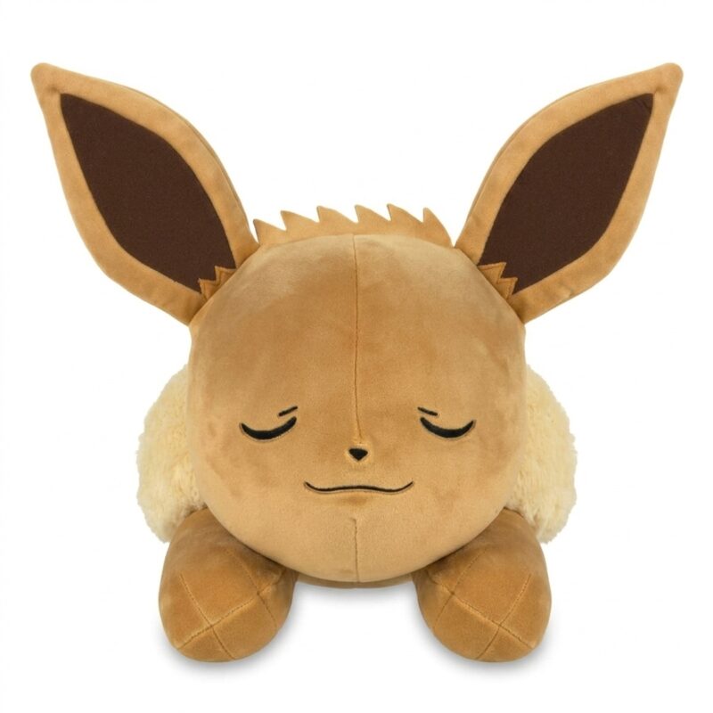 Peluche Eevee durmiendo vista frontal