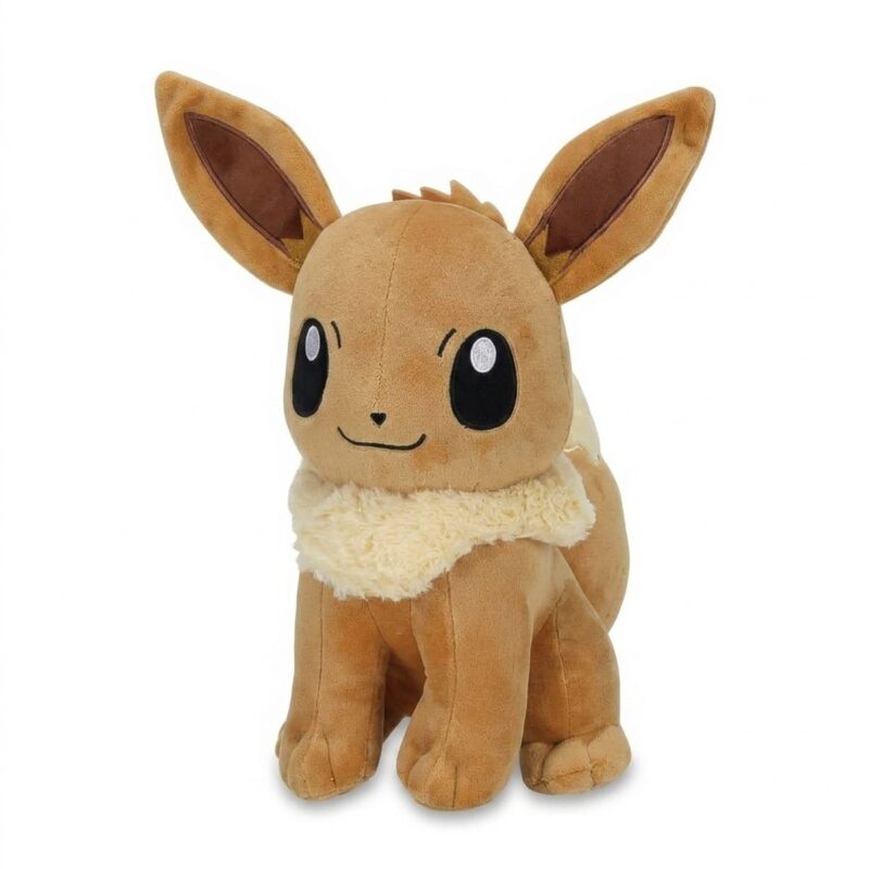 Peluche Eevee 30 cm vista de tres cuartos
