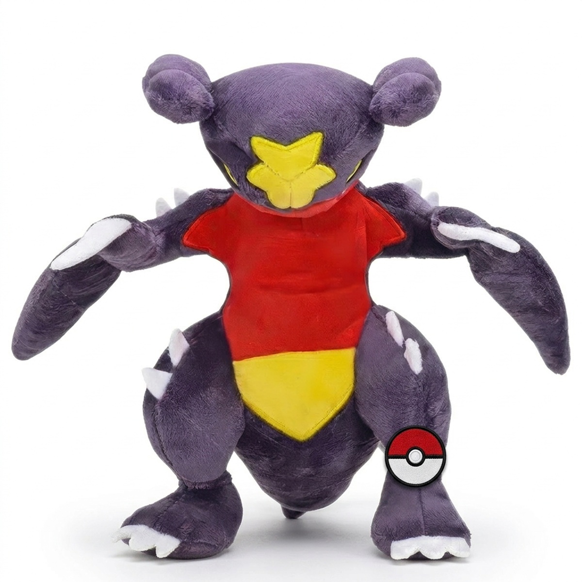 Garchomp Peluche con insignia que prueba la autenticidad del producto.