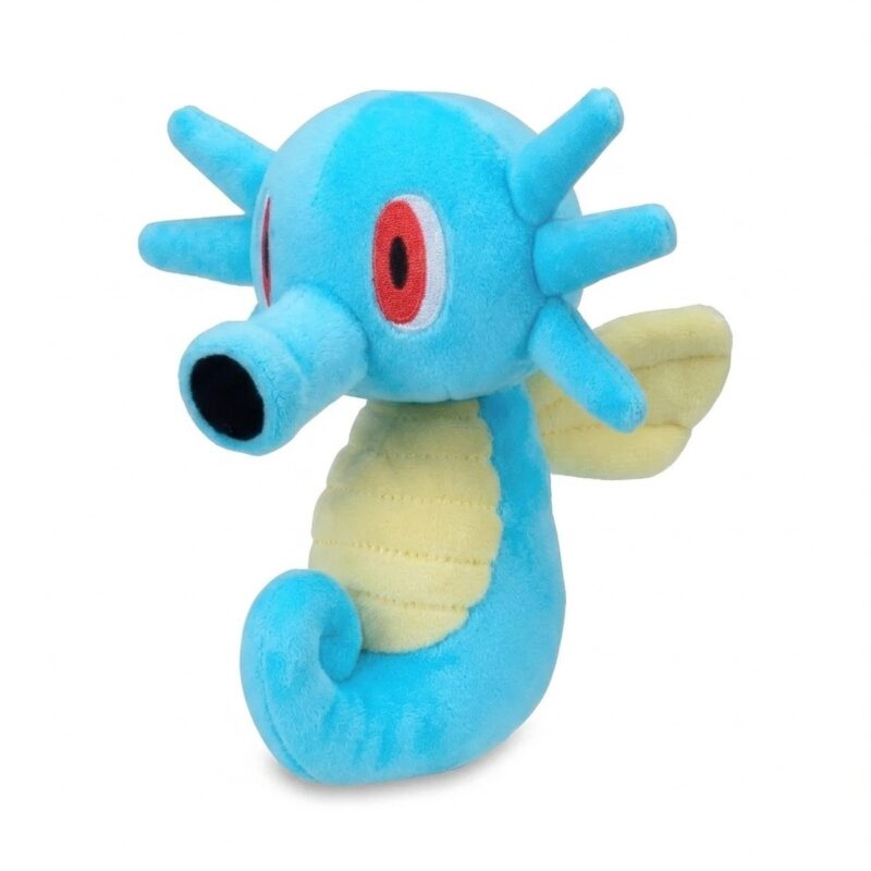 Horsea Peluche vista de 3/4
