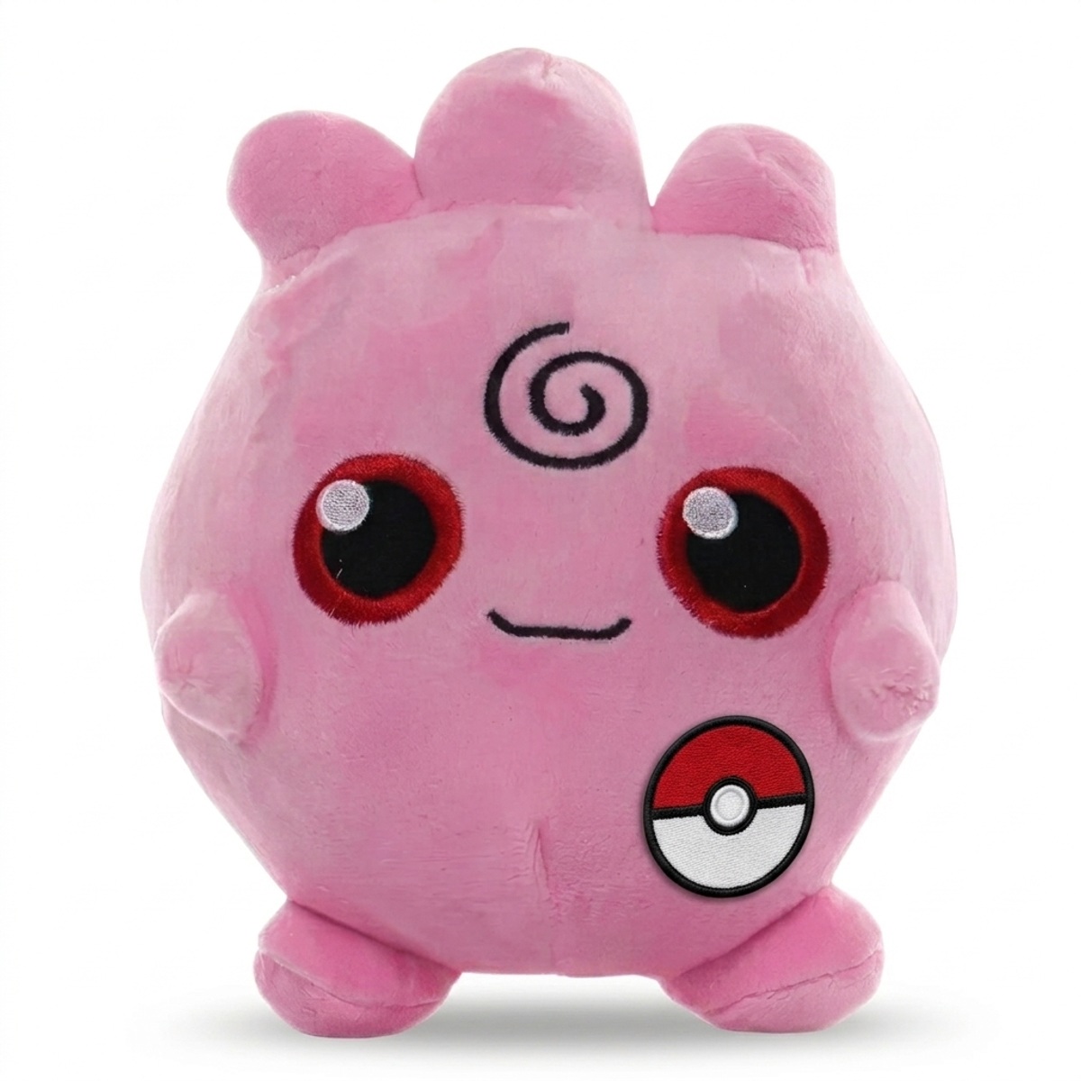 Igglybuff Peluche con insignia que prueba la autenticidad del producto.