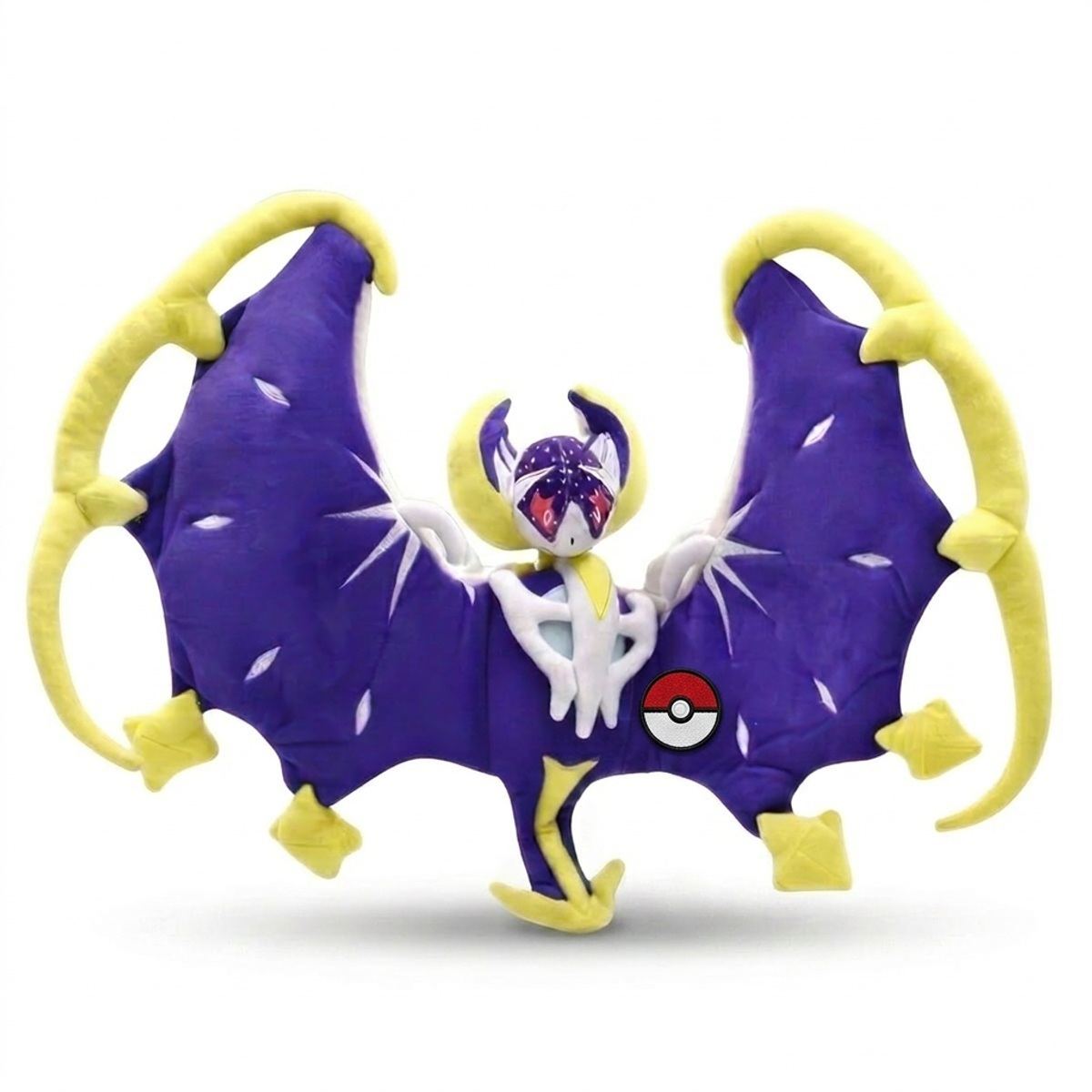 Lunala Peluche con insignia que prueba la autenticidad del producto.
