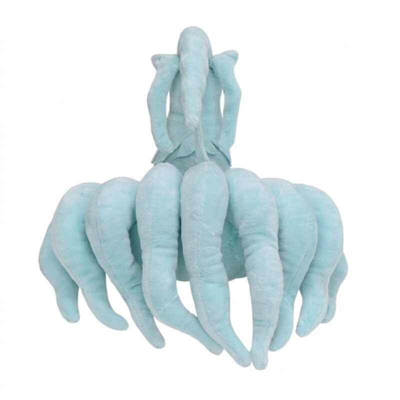 Peluche Ninetales de Alola vista de espalda