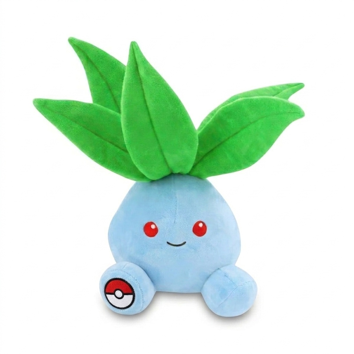 Oddish Peluche con insignia que prueba la autenticidad del producto.
