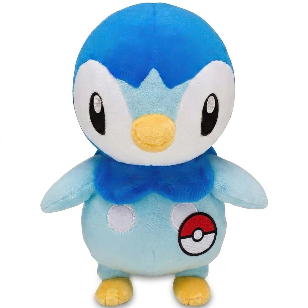 Piplup Peluche con insignia que prueba la autenticidad del producto.