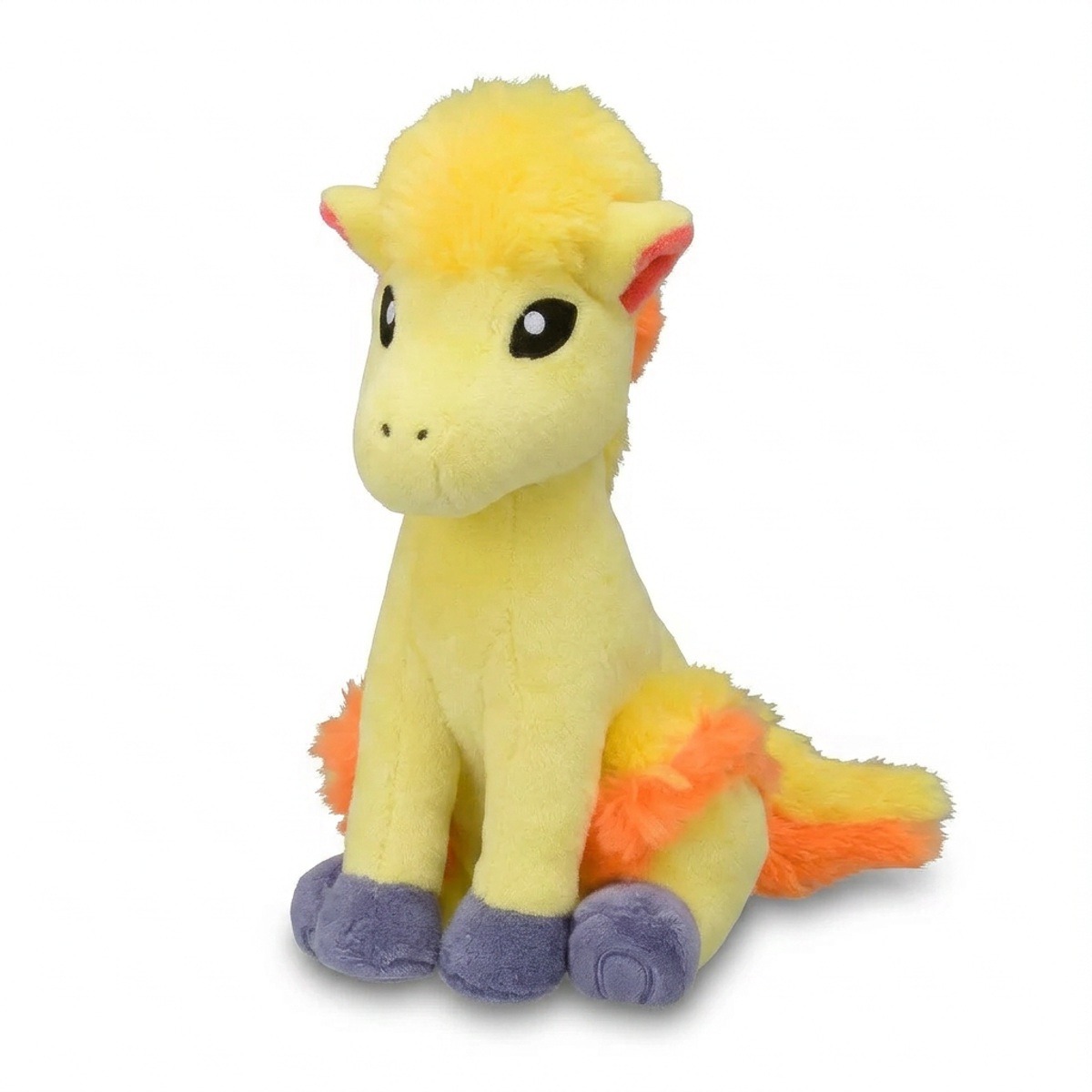 Ponyta Peluche vista de 3/4