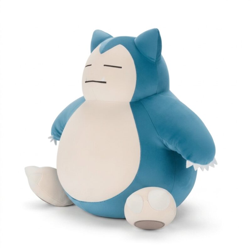 Snorlax Peluche vista de 3/4