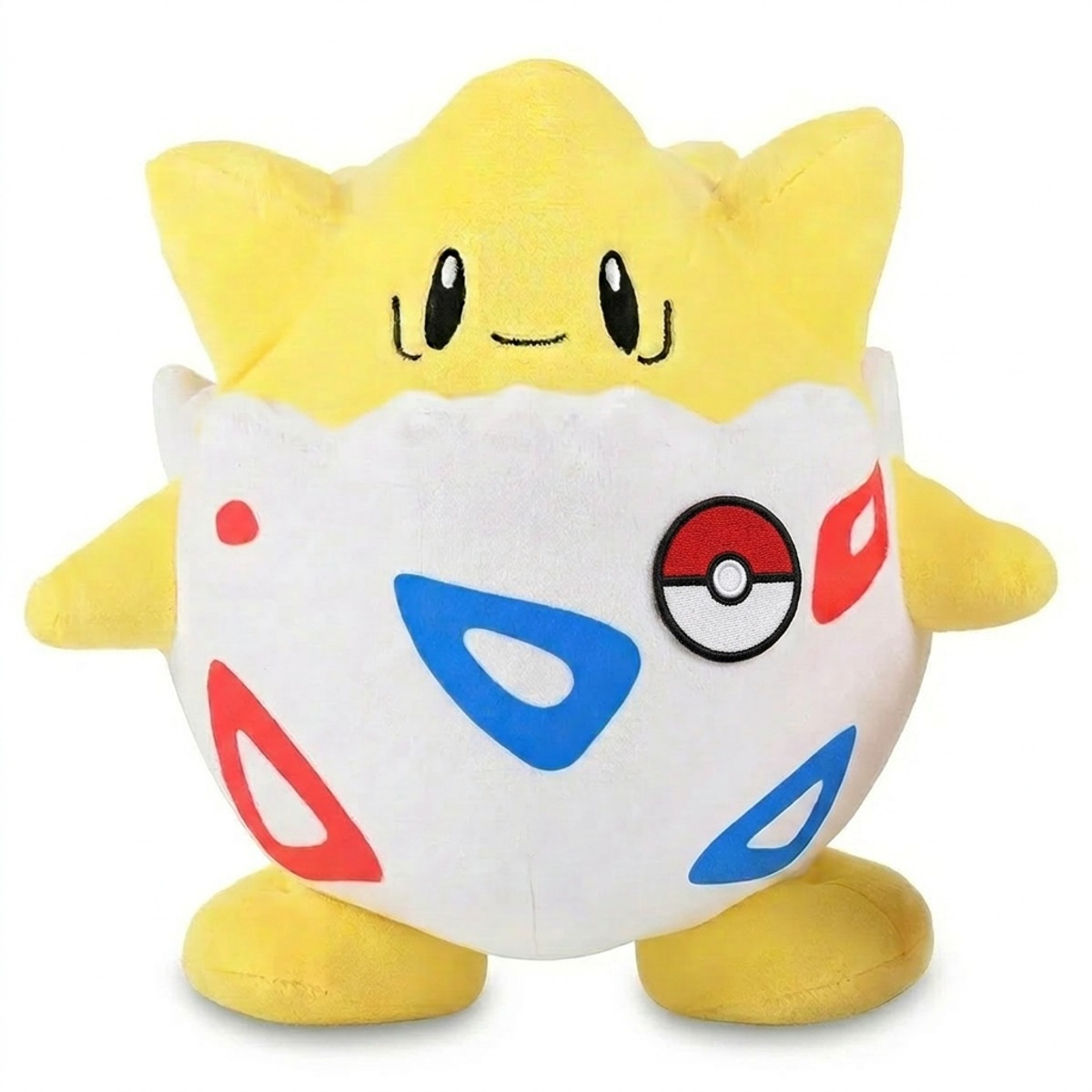 Togepi Peluche con insignia que prueba la autenticidad del producto.
