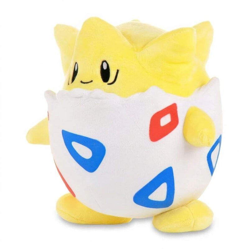 Togepi Peluche vista de tres cuartos