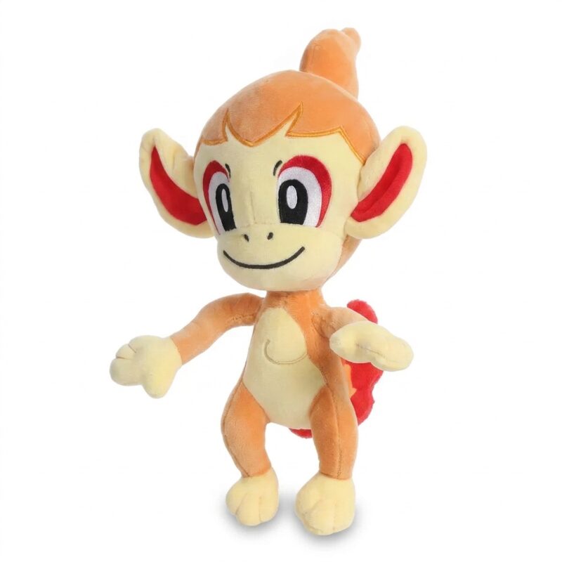 Chimchar Peluche vista de tres cuartos