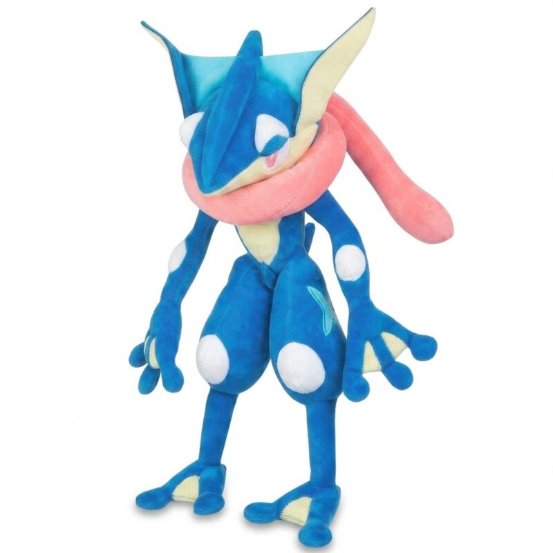 Greninja Peluche vista de 3/4