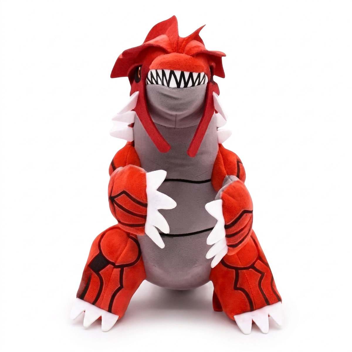 Groudon Peluche vista frontal