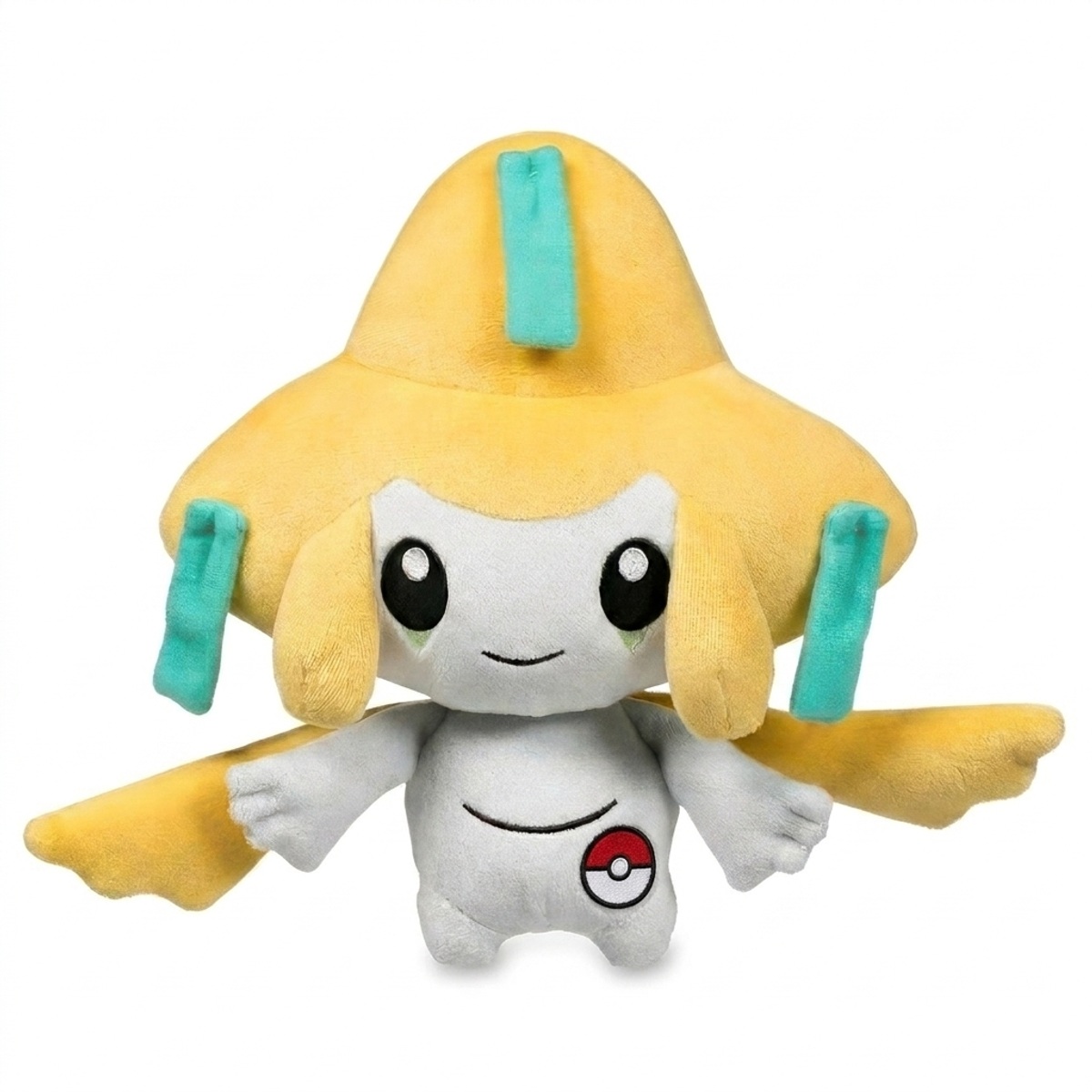 Jirachi Peluche con insignia que prueba la autenticidad del producto.