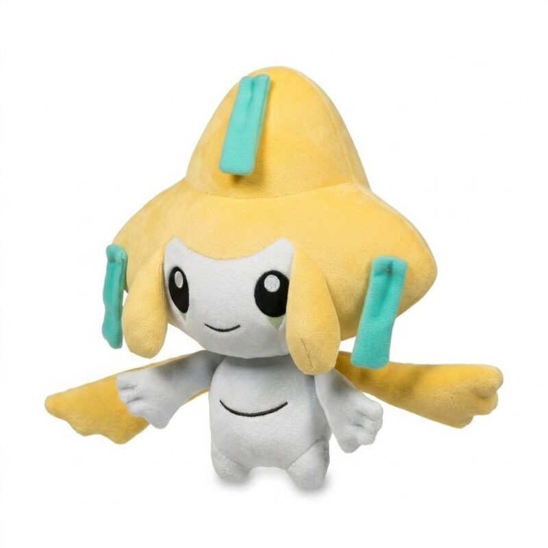 Jirachi Peluche vista de tres cuartos