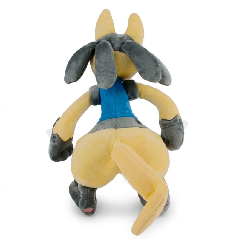 Peluche Lucario Shiny vista de espalda