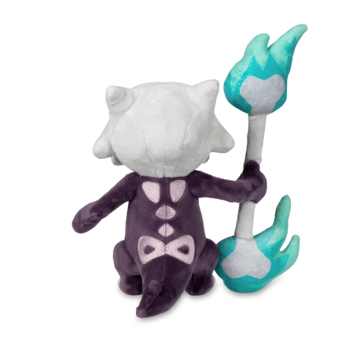 Peluche Marowak de Alola vista de espalda