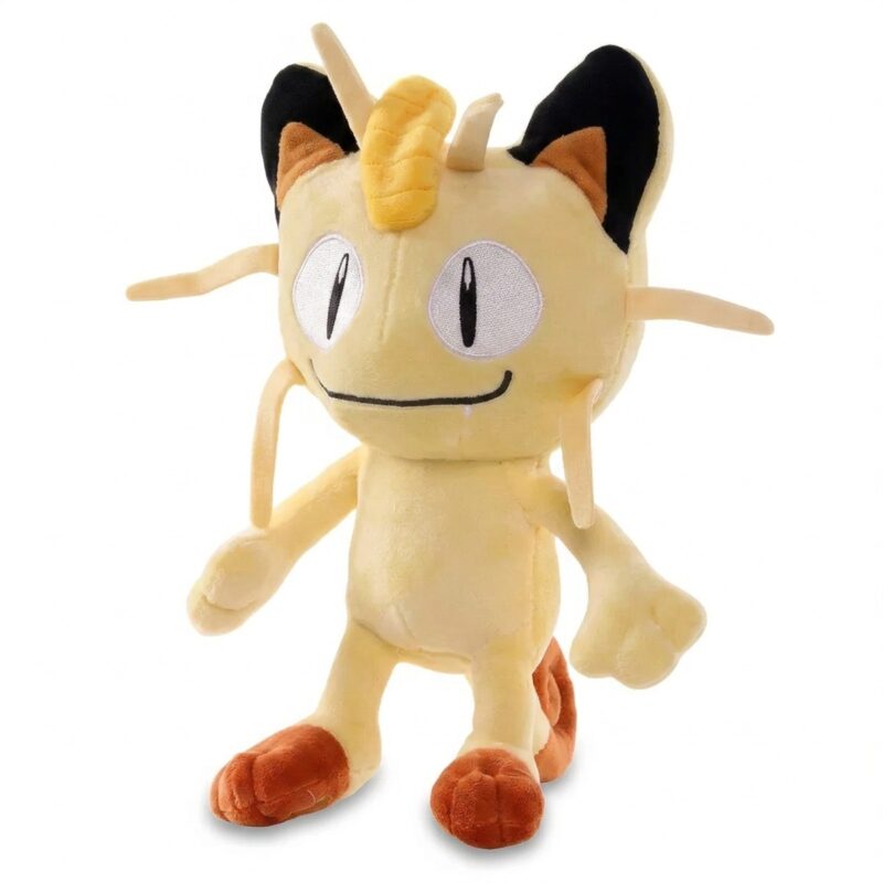 Meowth Peluche vista de 3/4
