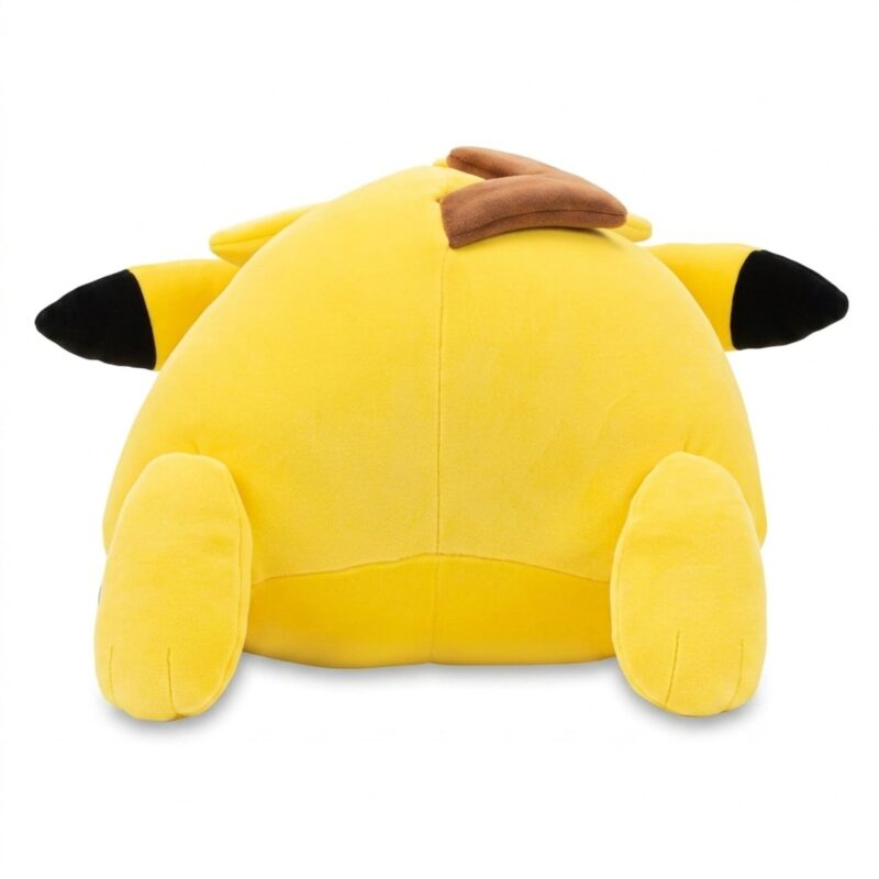 Peluche Pikachu durmiendo vista de espaldas