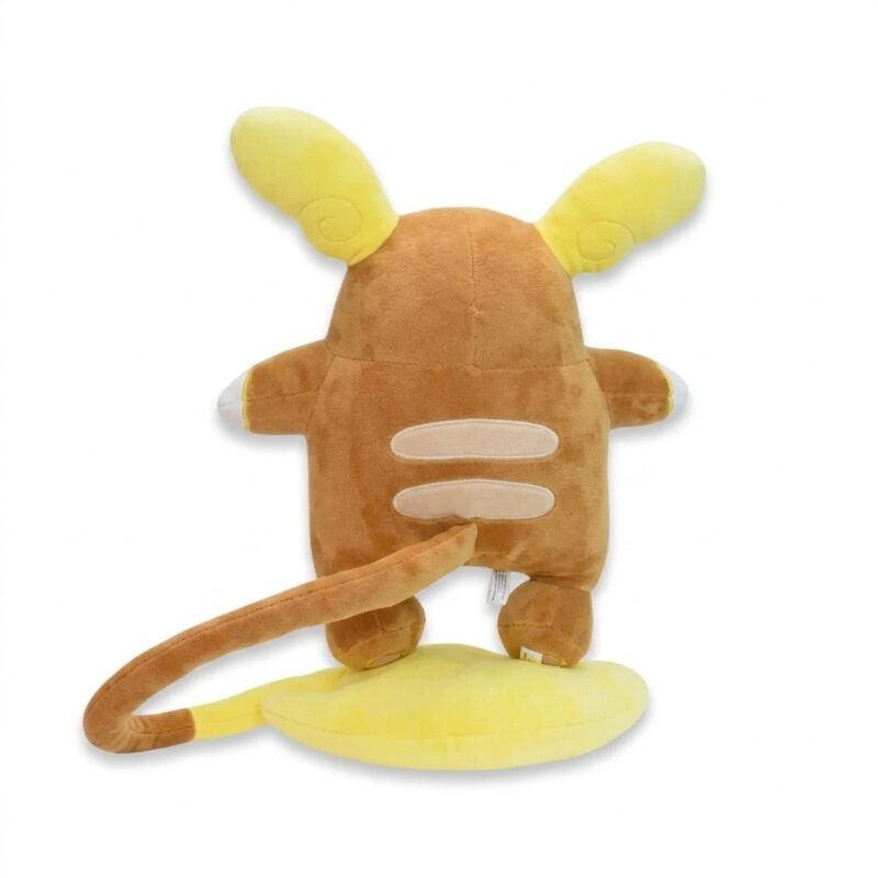 Peluche Raichu de Alola vista de dorso