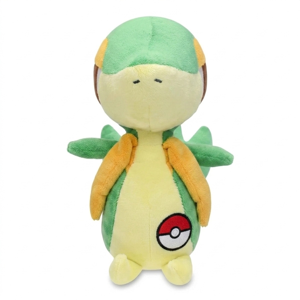 Snivy Peluche con insignia que prueba la autenticidad del producto.