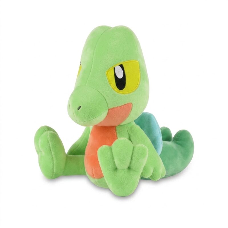 Treecko Peluche vista de 3/4
