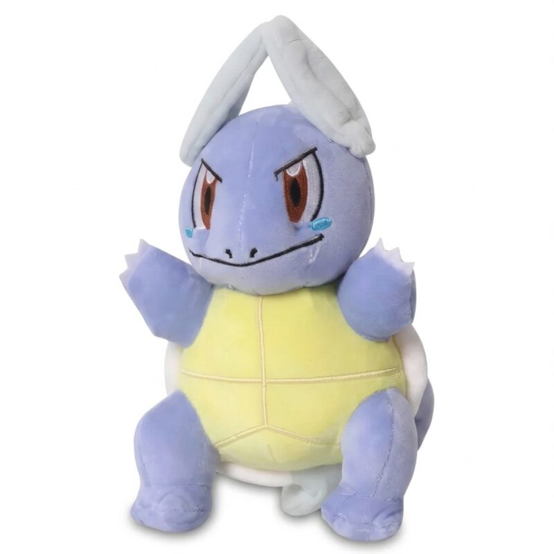 Wartortle Peluche vista de tres cuartos