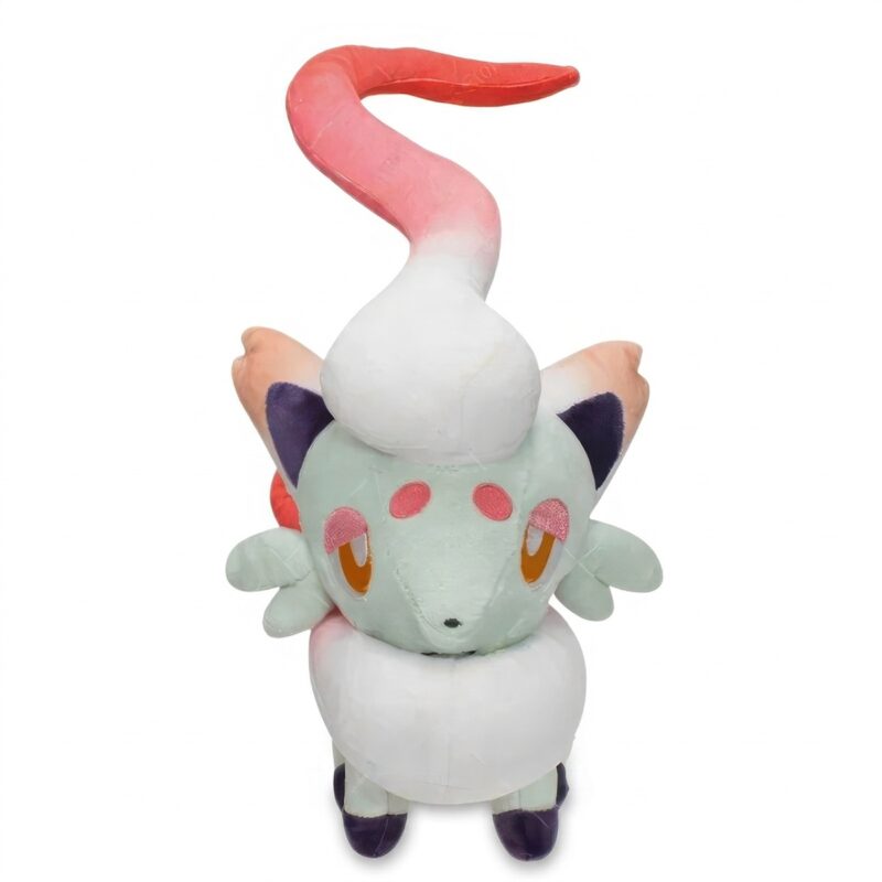 Peluche Zorua de Hisui vista de frente