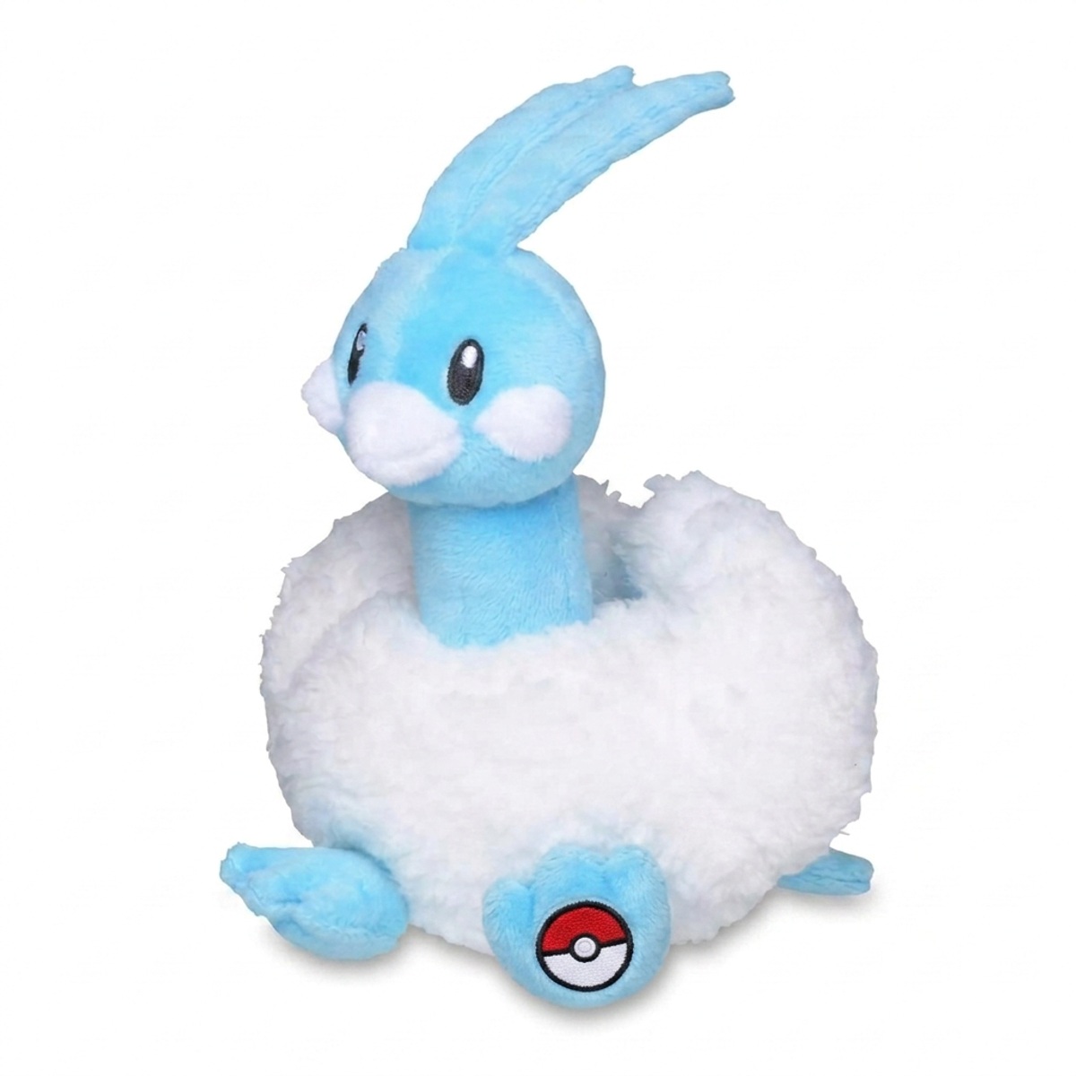 Altaria Peluche con insignia que prueba la autenticidad del producto.