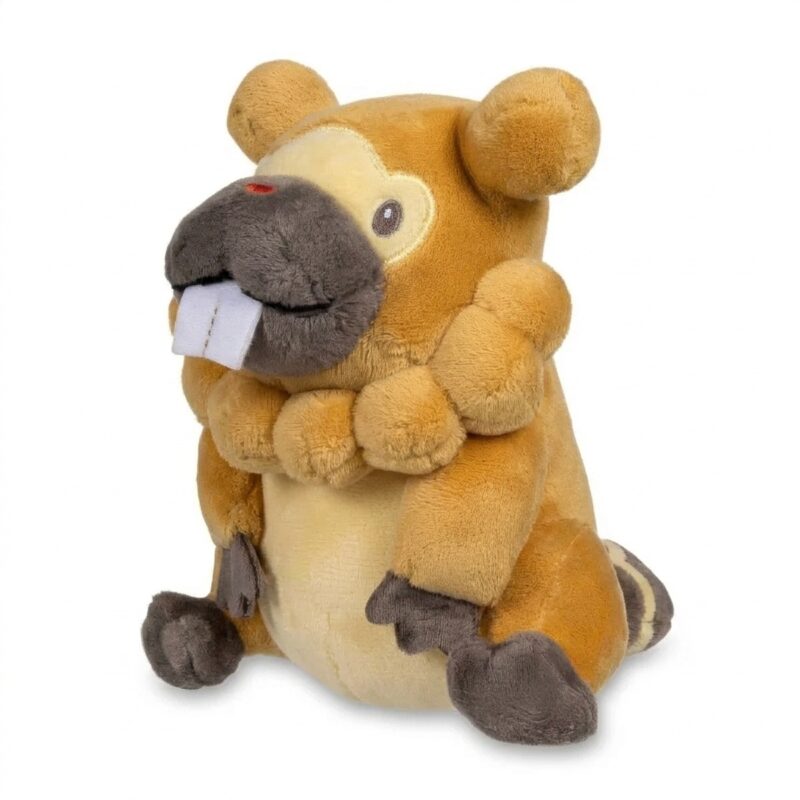 Bidoof Peluche vista de 3/4