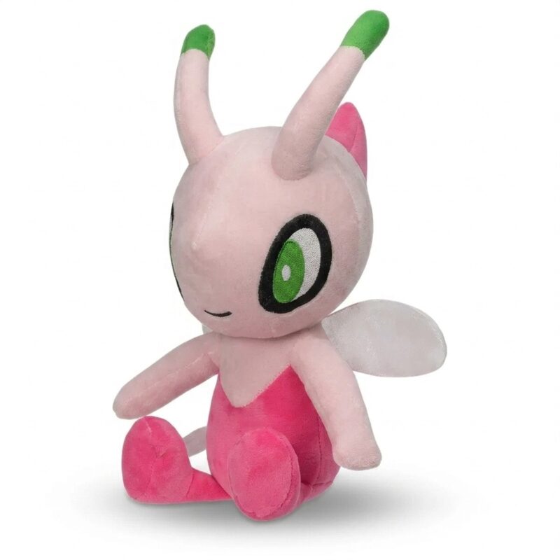 Peluche Celebi Shiny vista de tres cuartos