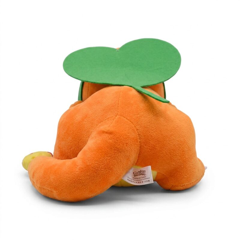 Peluche Charmander durmiendo vista de dorso