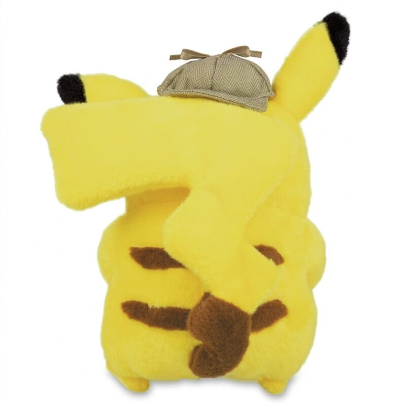 Peluche Detective Pikachu vista de dorso