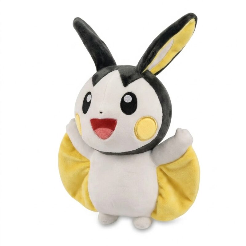 Emolga Peluche vista de tres cuartos