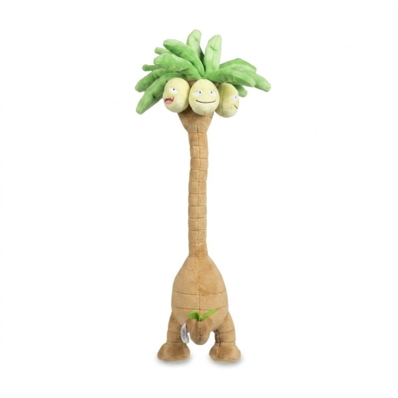 Peluche Exeggutor de Alola vista de espalda