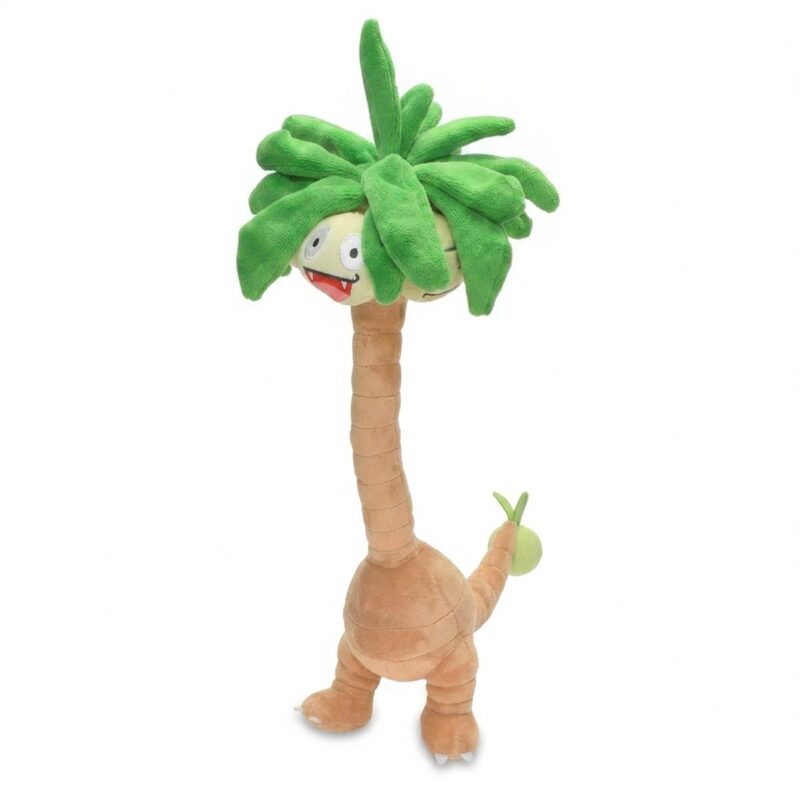 Peluche Exeggutor de Alola vista de tres cuartos