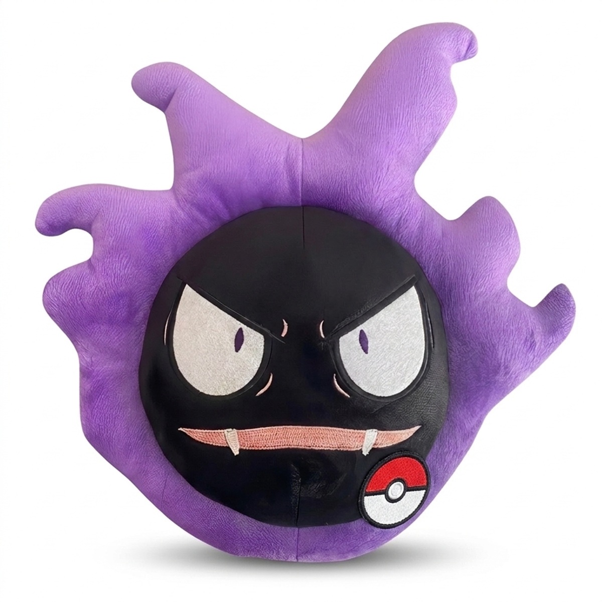 Gastly Peluche con insignia que prueba la autenticidad del producto.