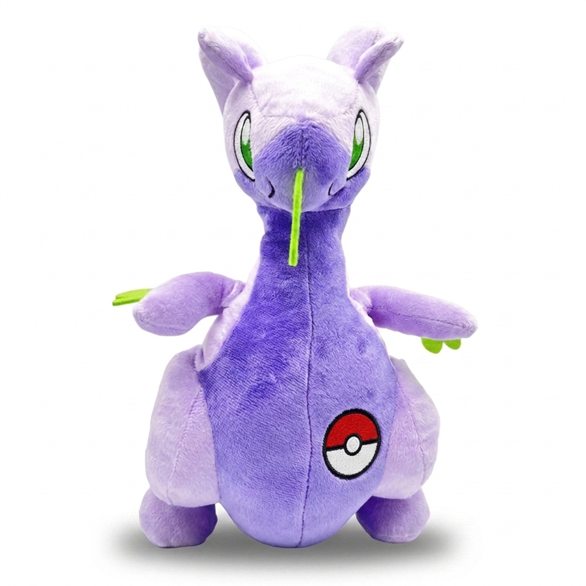 Goodra Peluche con insignia que prueba la autenticidad del producto.