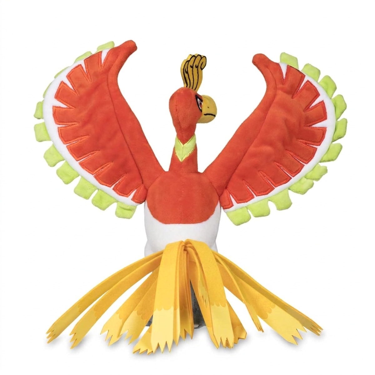 Ho-Oh Peluche vista de espalda