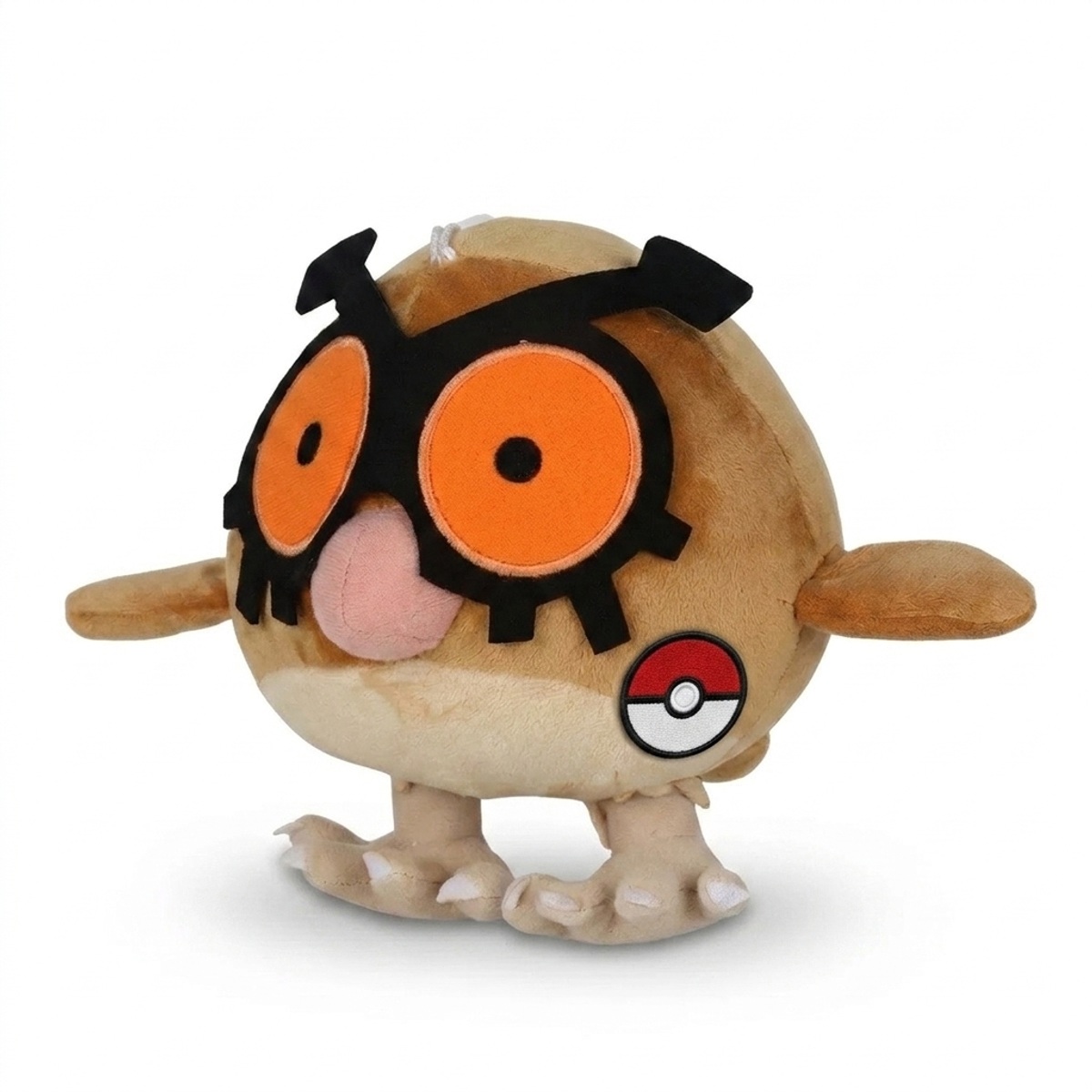 Hoothoot Peluche con insignia que prueba la autenticidad del producto.