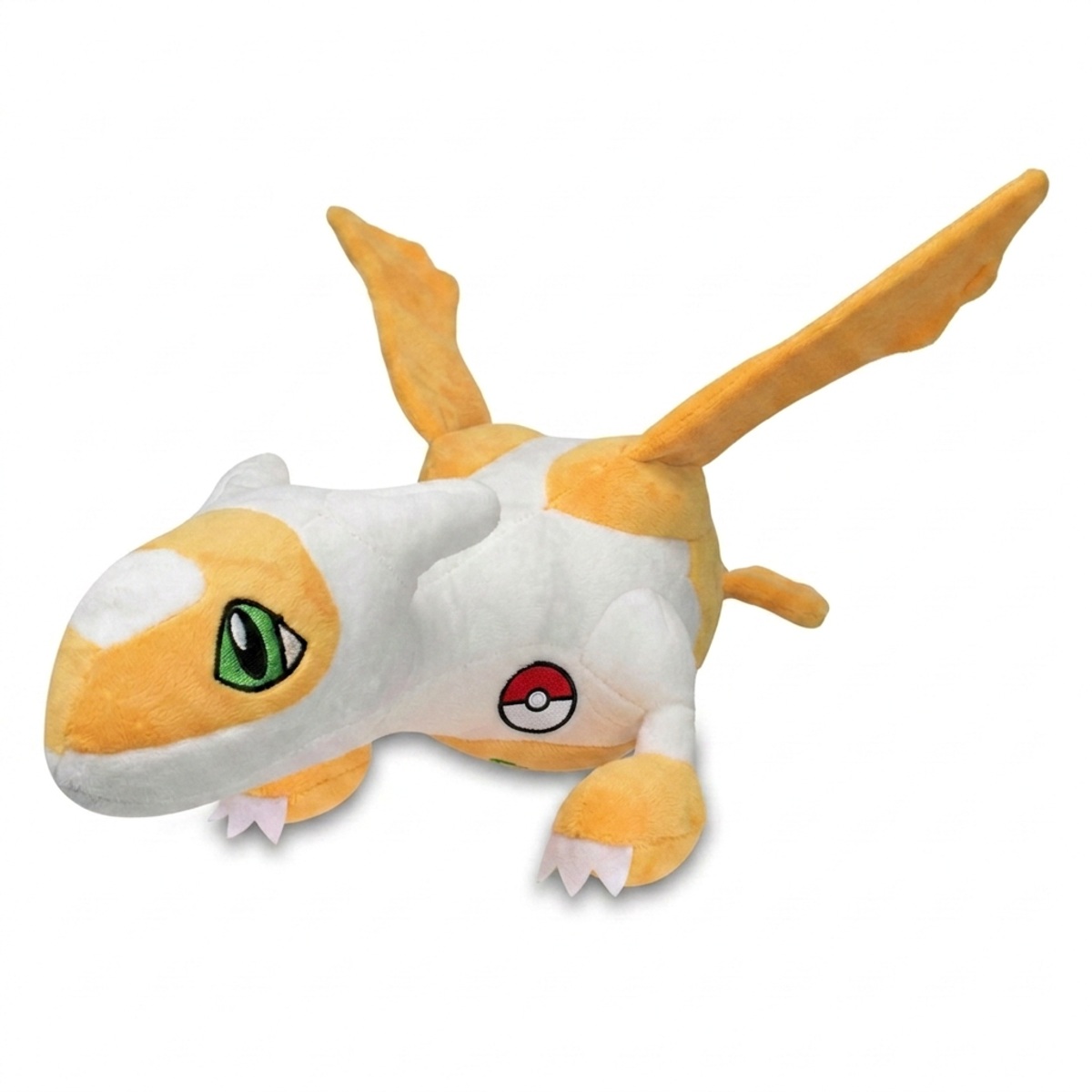 Latias Peluche con insignia que prueba la autenticidad del producto.