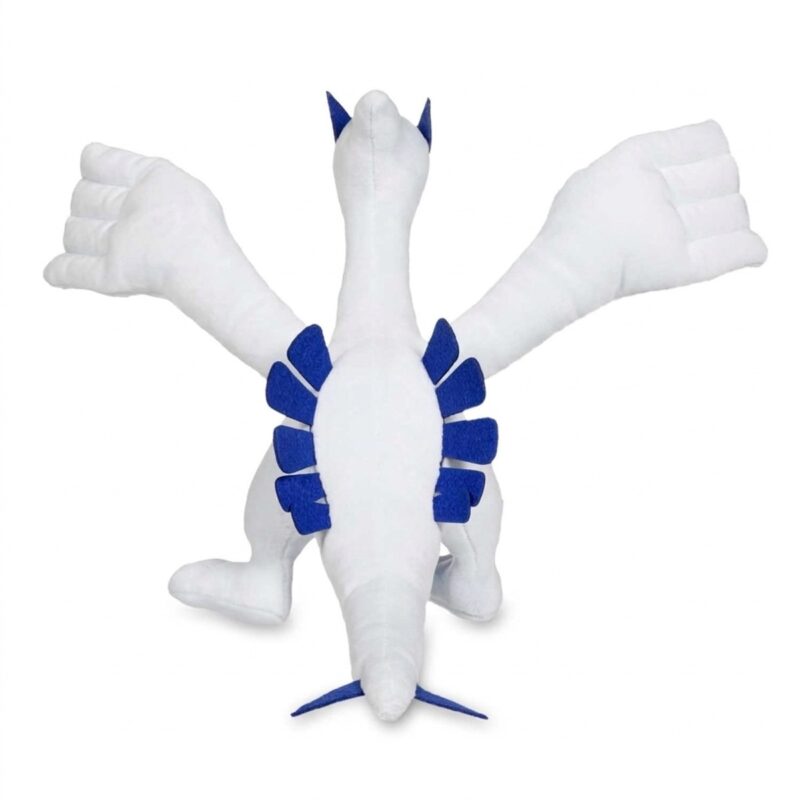 Lugia Peluche vista de dorso