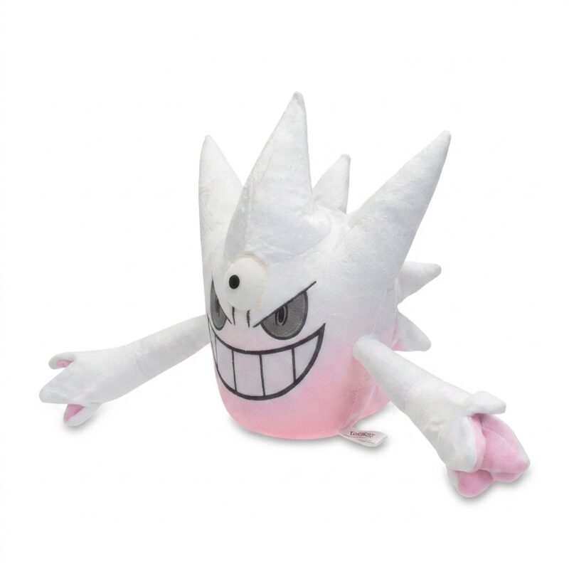 Peluche Mega Gengar vista de tres cuartos