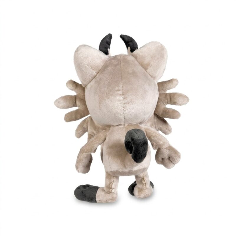 Peluche Meowth de Galar vista de espalda