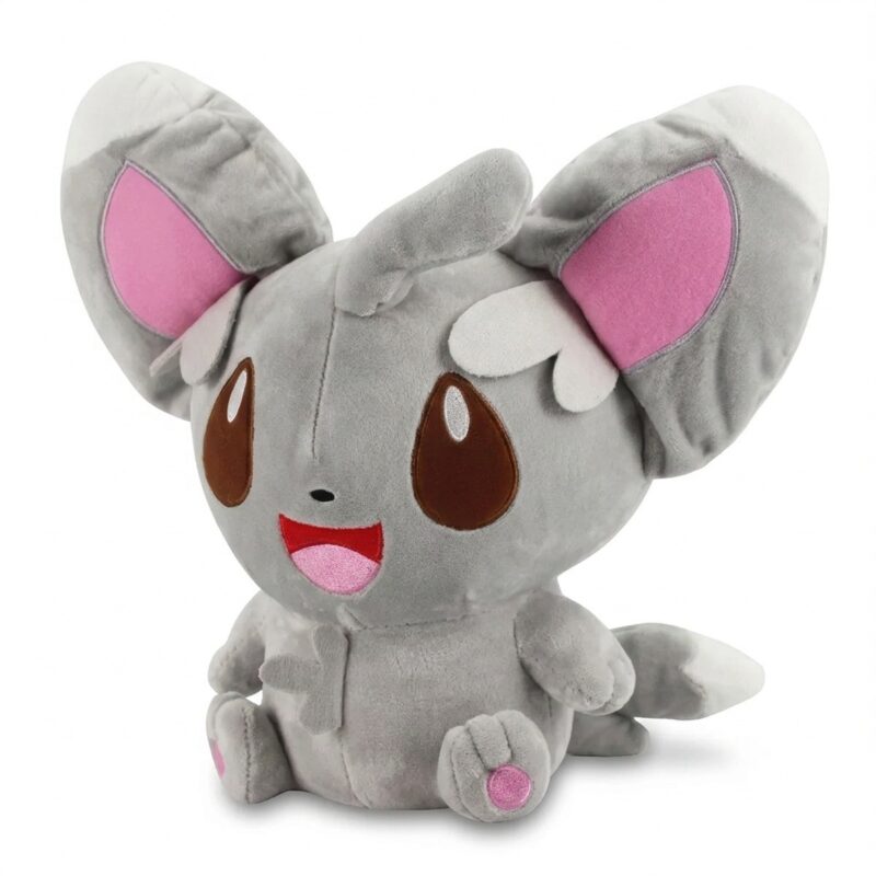 Minccino Peluche vista de tres cuartos