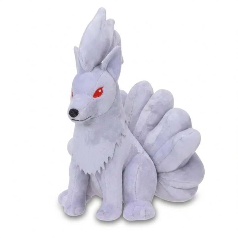 Ninetales Shiny Peluche vista de 3/4